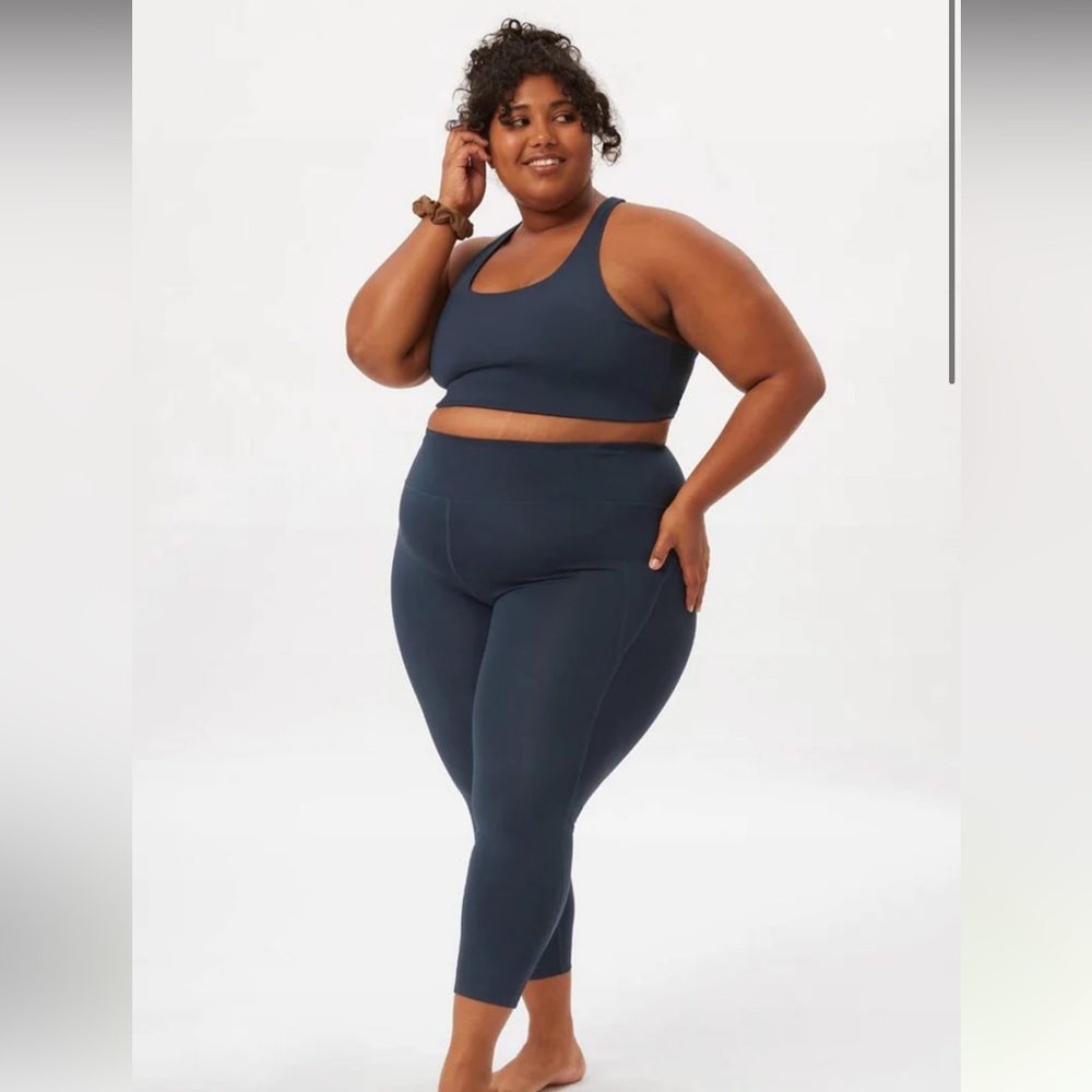 Girlfriend Collective Midnight Compressive High Rise Legging Womens 4X